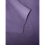 Adrianna Papell Purple Embroidered Detail Skirt Suit Size 16 Photo 3