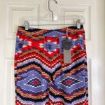 NWT DOUBLE D RANCH Sierra Bonita Southwestern Print Jogger Pants Size Small Red Photo 3