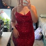 B Darlin Red Mini Dress Photo 0