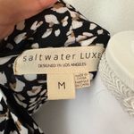 Saltwater Luxe  Animal Print Cardigan / kimono tie front size m Photo 1