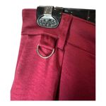 LNA‎ Clothing Pants Women Medium Red Silky Cargo Pants Wide Leg Luxury Retro Photo 6