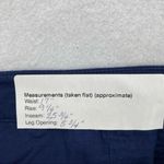 Chelsea28  Navy Cotton Eyelet Mid Rise‎ Crop Pant Photo 10