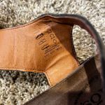 Taos Sandals Carousel Leather Wedge Gray Hook Loop Closure Size 41 (US 10 Photo 2