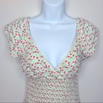 Wild Fable  Floral Short Sleeve Smocked Dress Photo 3