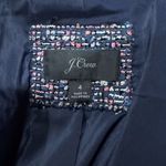 J.Crew  Going Out Blazer In Navy Blue/Pink Confetti Tweed Women’s 4 Photo 4
