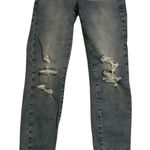 American Eagle Outfitters hi rise Jeggings with Distressed Details 2 short Photo 0