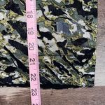 T Tahari T‎ Tahari Womens Burnout Boxy Camo Abstract Short Sleeve Top Olive Medium NWT Photo 11