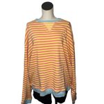 Free People NWOT We The Free x FP OB1717006 Women's Sz M Classic Striped Crewneck Sweatshirt Photo 4