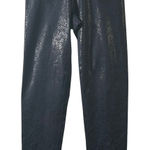 Aerie OFFLINE Shiny Dark Navy Snake Print High Waisted Leggings S Short Blue Size undefined Photo 0