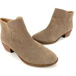 Lucky Brand Breona 3 Bootie In Wheat Bali Laser Cut Ankle Bootie Boot Photo 0