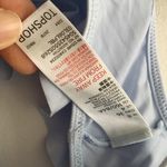 Topshop 5/$15‎  ruffle crop top bra light blue women Photo 1