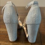 Silver High Heel Sandals NWOT Size 7 Photo 4