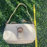Etienne Aigner Vintage  Cream Shoulder Bag with Buckle Detail Photo 3