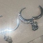 Swarovski silver chucky hoops Photo 5