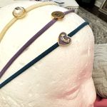 Juicy Couture HAIR HEADBANDS HEART LOGO CHARMS SET OF 3 Photo 2