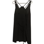 Metaphor  Women's Black Sleeveless Spaghetti Strap Back Dress Ties in Back Size L Photo 1