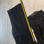 Alex Evenings  Palazzo Pants Womens Large Black Chiffon Overlay Wide Leg Dressy L Photo 10