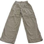 Madewell  Pants Womens 2 Beige Lanie Wide Leg‎ Pull On Pleat Trousers Photo 0