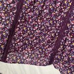 simply styled Long Sleeve Floral V-Neck Crochet Lace Peasant Blouse Medium Top Photo 8