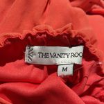 The Vanity Room NWT  V Neck Strappy Tired Maxi Dress In Coral M Photo 7