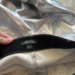 Wild Fable High Rise Flare Casual Metallic Silver Photo 3