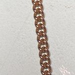 Early Unsigned Coro Vintage Cabbage Rose Rhinestone Golden Necklace Gold Photo 2