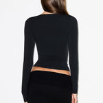 SKIMS Scoop Neck Long Sleeve T-Shirt S Photo 1