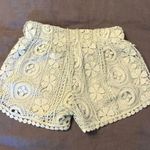 Altar'd State Altar’d State Pastel Green Crochet Shorts Photo 2