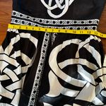 White House | Black Market WHBM Size 2 Black White Strapless Cocktail Dress Silk Photo 5