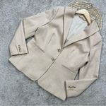 Max Mara Women’s 100% Camel Hair Blazer Jacket Longsleeve Beige Two Button 14 Photo 0