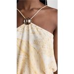 Alexis  Asia Dress Golden Palms Print Halter Mini Size S Photo 2