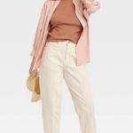 A New Day Cream high rise taper leg jeans Photo 1