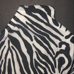 VIX Zebra Print‎ Beaded Bikini Bottom Black Size M Photo 5