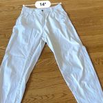 Bershka White Mom Jeans/ Women's White Jeans Photo 5