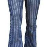 Boutique Striped Flare Jeans Photo 0