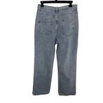 Distressed Graphic Jeans Ripped Mom Jeans High Waist Denim Pants L Blue Size 12 Photo 2