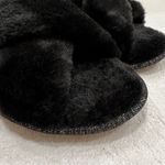 TOTES Black Toasties Memory Foam Slippers Women's XL (9 Photo 5