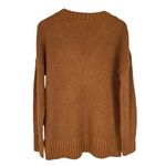 New In Camel Knit Sweater size Small Button Detail Long Sleeves NWT V Neck Brown Photo 8