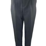 ZARA Women's Black High Rise Pleated Tapered Barrel Carrot Trousers Pants Sz XS Photo 0