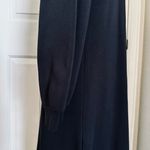 Sol Angeles Billow Midi Dress Fleeced French Terry Black Sz L Brand New Photo 5