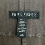 Eileen Fisher  Sz M Charcoal Heather Knit Yoga Pants Lounge Straight Leg Comfy Photo 4