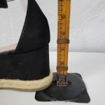 BCBGeneration Addie Women Sandals Size 7.5 Black Ankle Strap Espadrille Platform Photo 12