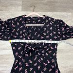 Maje  IMPRIME RUISSO Floral-Print Knotted Woven Mini Dress Size 36 Photo 7