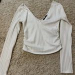 Forever 21  cinched long sleeve shirt medium Photo 0