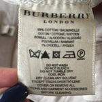 Burberry  cream color mini skirt button down size 6 Photo 11