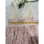 Princess Polly  Floral Print Sleeveless Mini Dress Pink‎ Orange Size 4 Photo 4