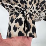 Alberto Makali  Blazer Jacket Womens 12 Dracron Gray Black Animal Print Lined VTG Photo 8