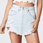 Carmar Denim Lightwash Denim Skirt Photo 0