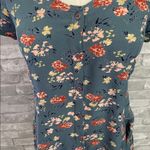 Band of Gypsies Blue Floral Mini Dress Photo 1