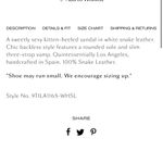 L'Agence L’Agence Oceane Kitten Sandal in White Snake Leather Photo 3